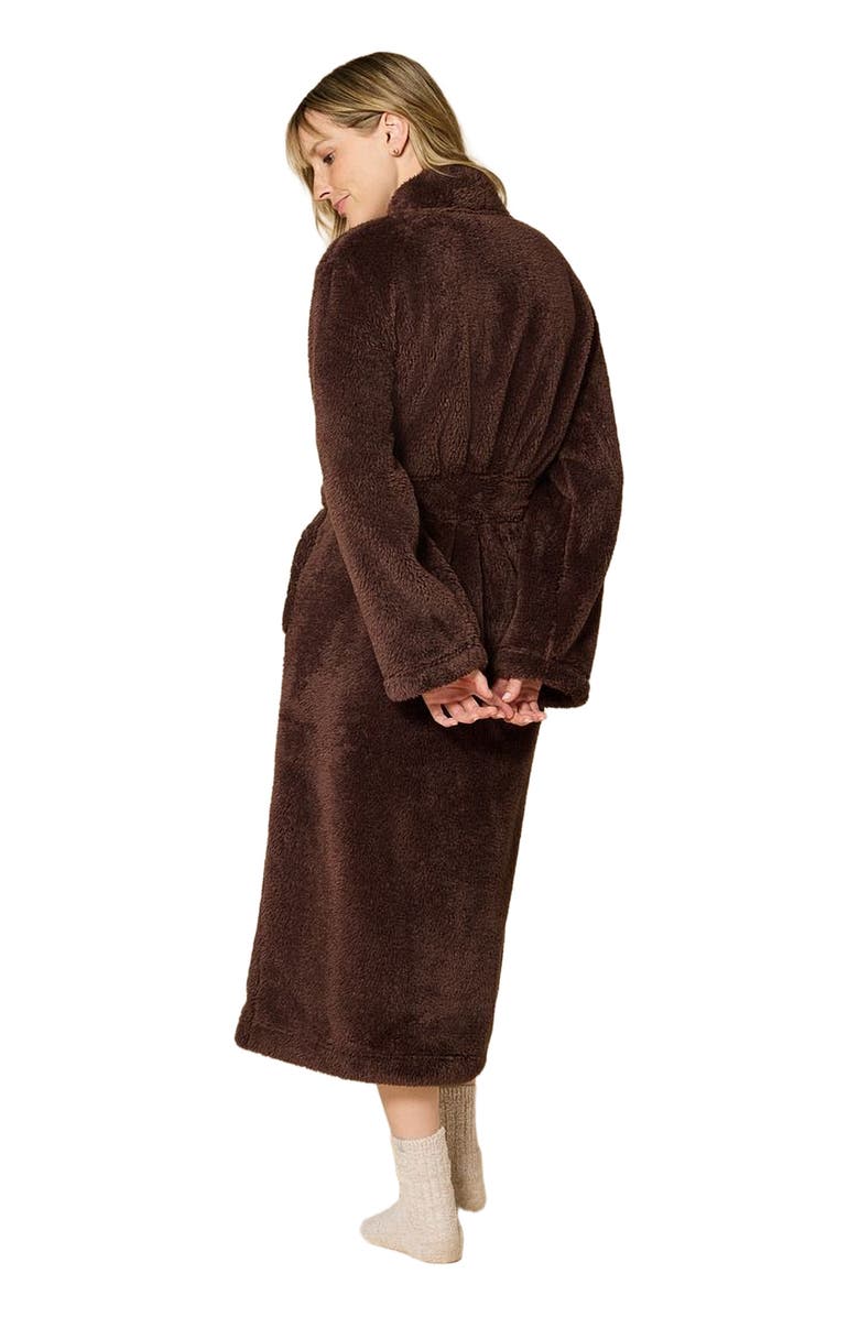 Softies DreamPlush Wrap Robe, Alternate, color, Espresso