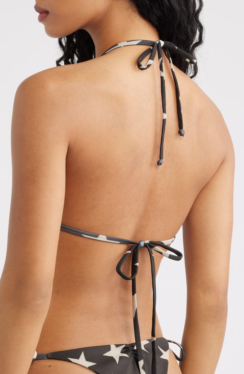 Bella Venice Belle Star Triangle Bikini Top, Alternate, color, Star