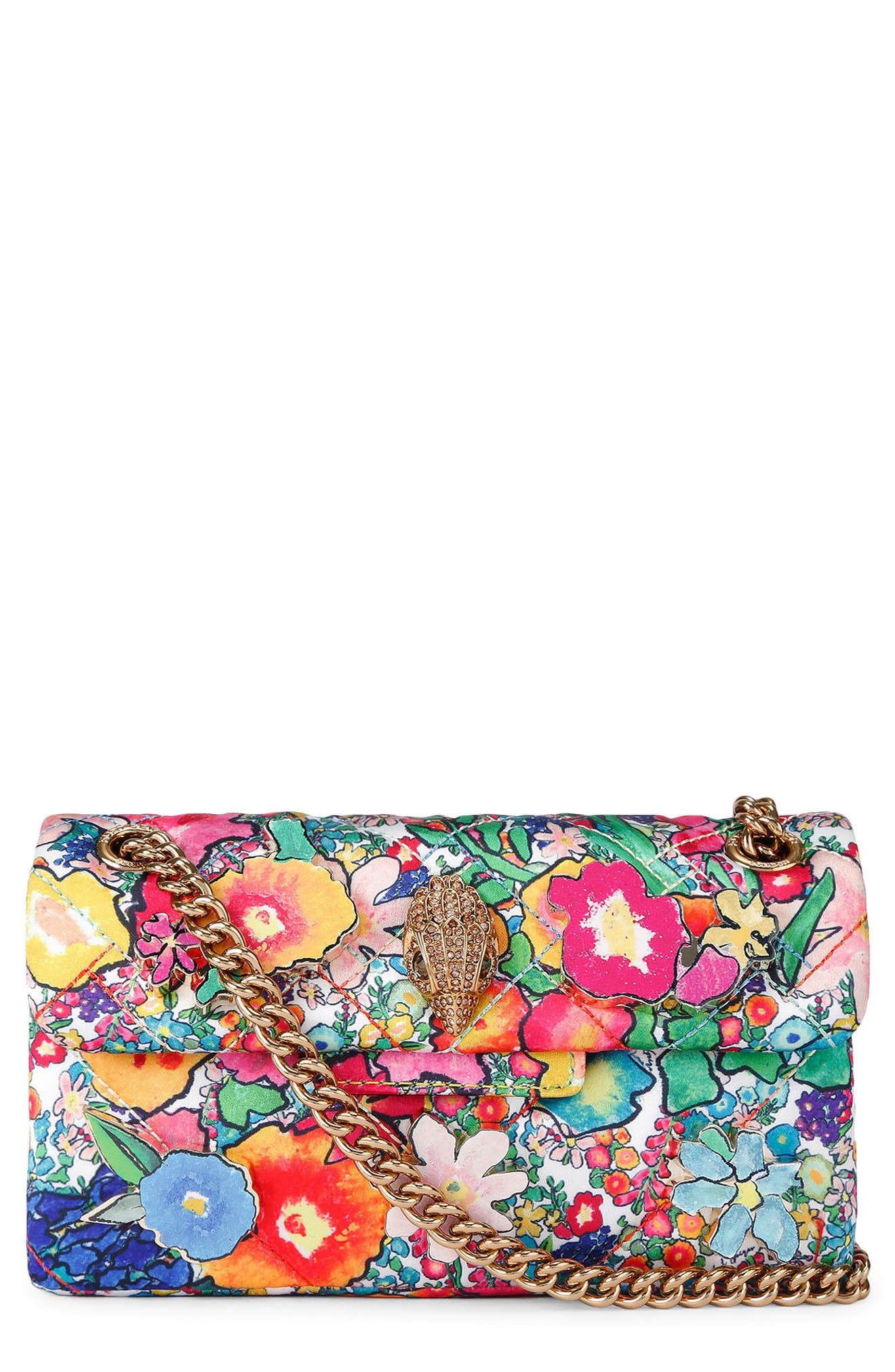 Kurt Geiger London Kensington 17 Convertible Shoulder Bag, Main, color, Green Multi
