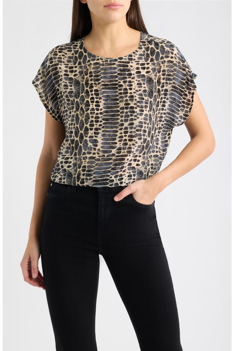 Dolman Sleeve Shell Top, Main, color, SLATE/ALABASTER