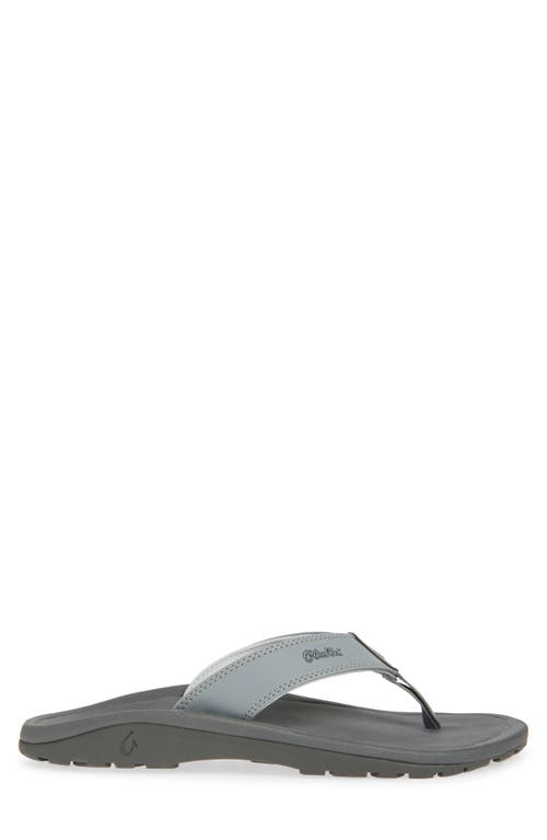 Olukai Ohana Flip Flop In Gray
