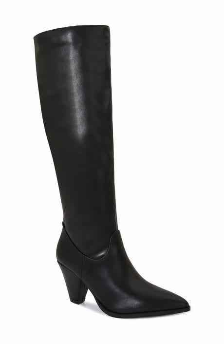 BERNESS Cone Heel Knee High Boot