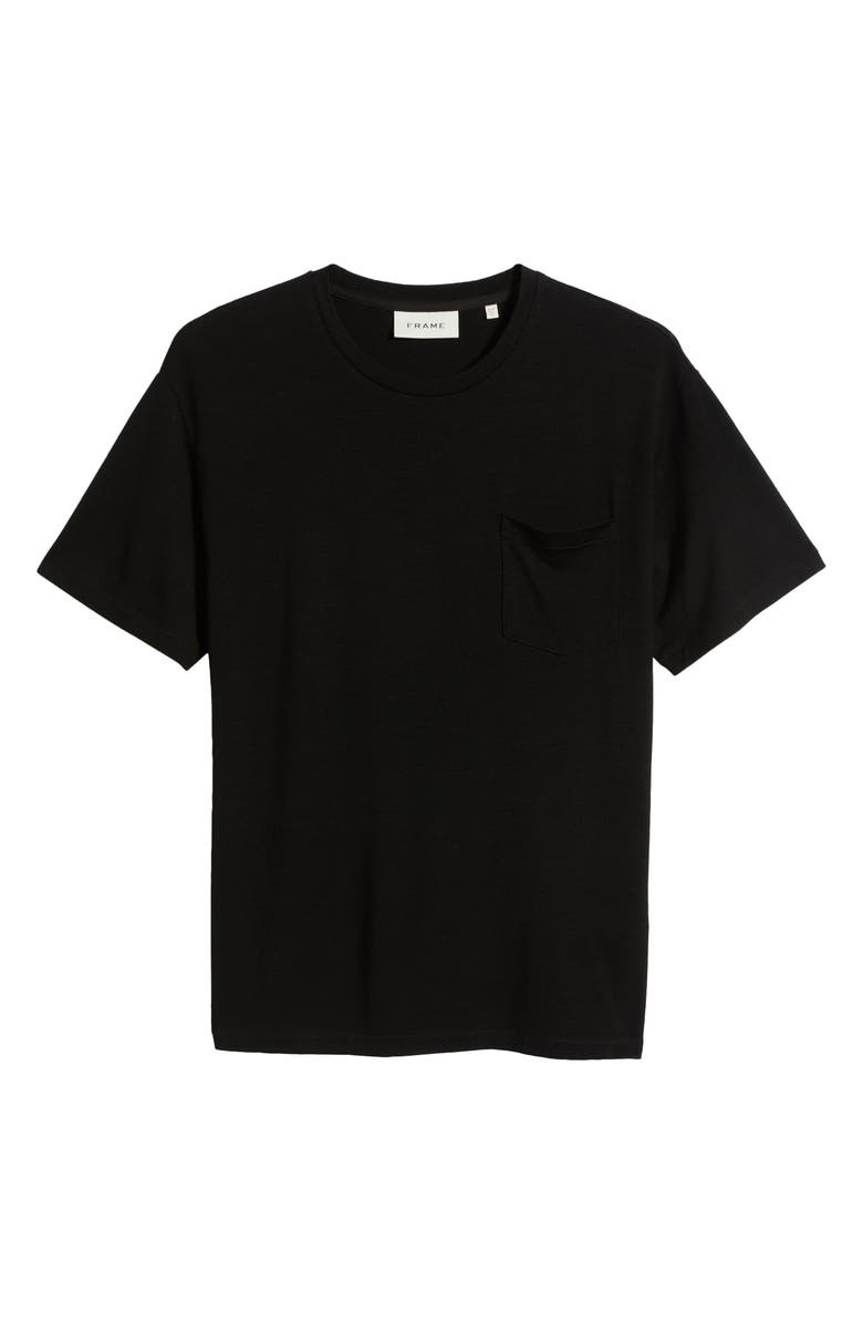 FRAME Lightweight Wool T-Shirt, Alternate, color, Black