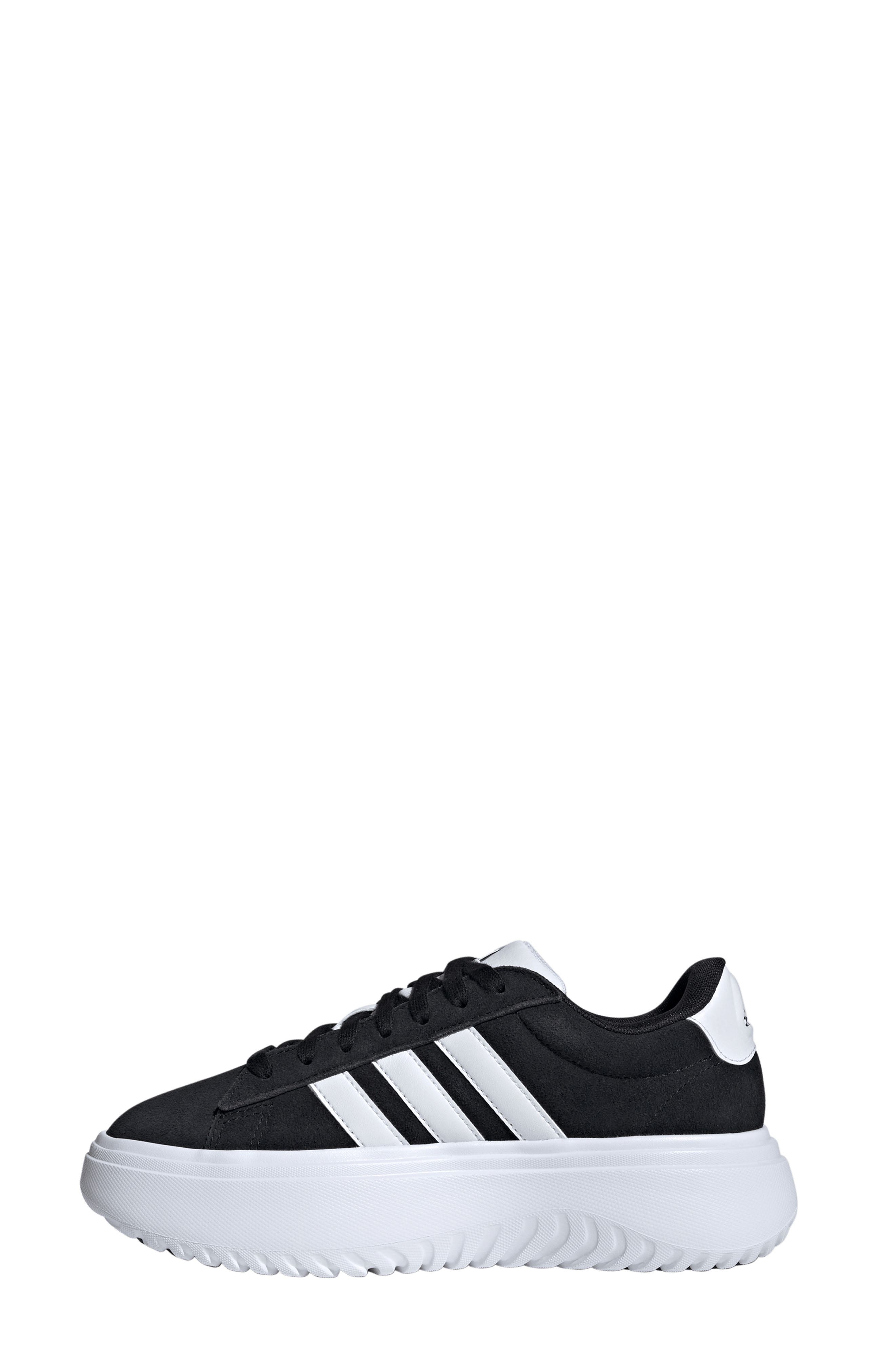 adidas Grand Platform Sneaker, Alternate, color, Black/ White/ Core Black