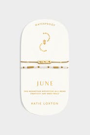 Katie Loxton Birthstone Bracelet 'June' in Moonstone