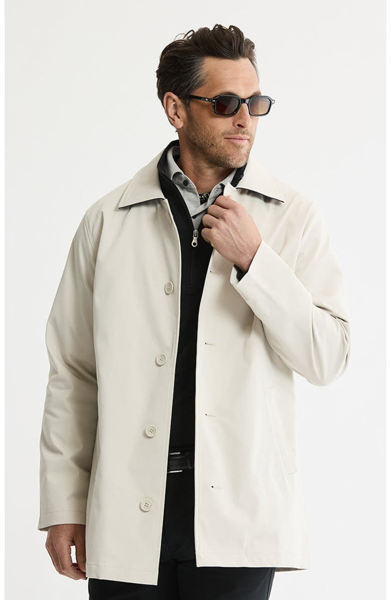 JACHS Tech Twill Mott Coat, Alternate, color, Stone