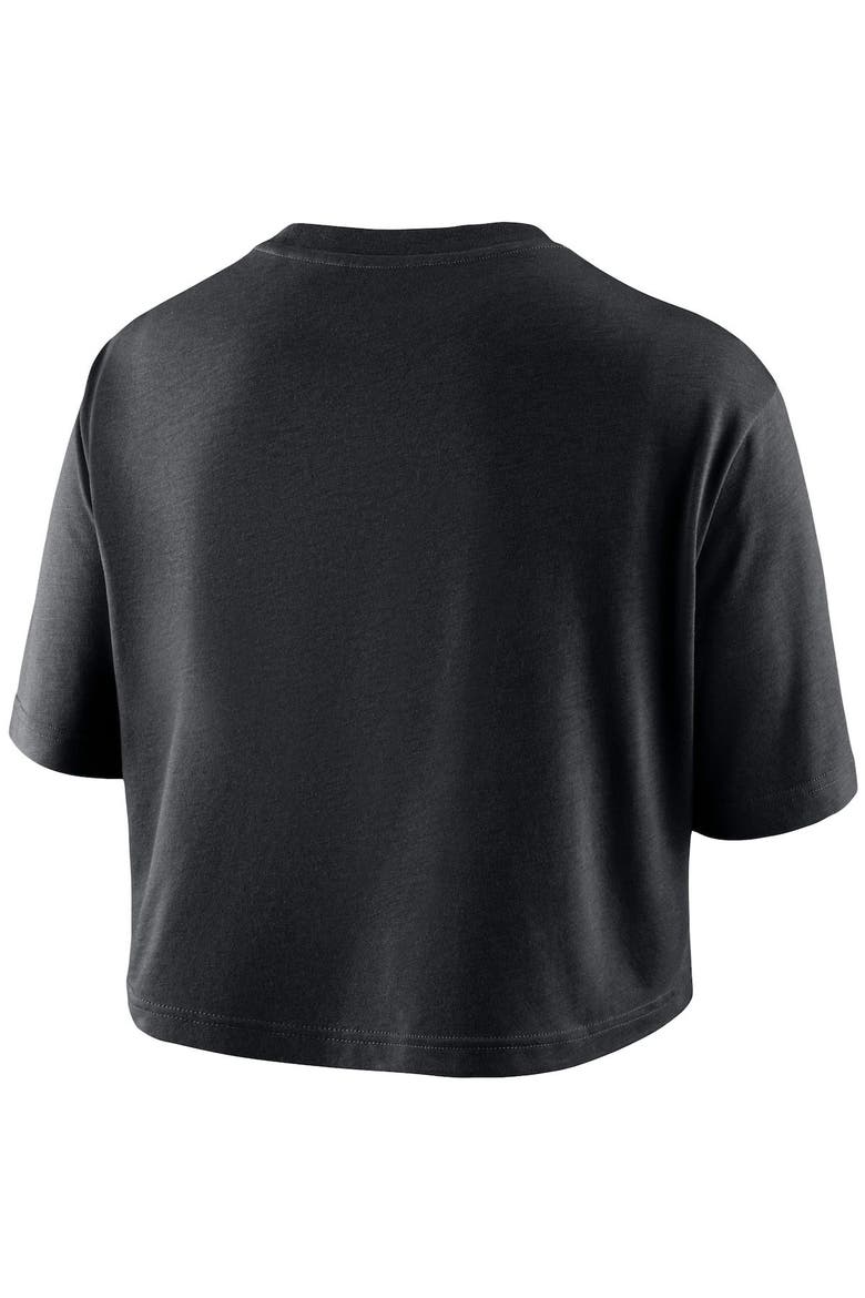 Women's Nike Black Alabama Crimson Tide Cropped Performance T-Shirt, Alternate, color, Black