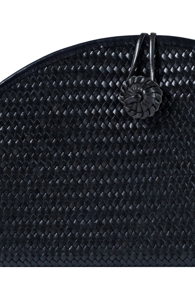 Adriana Castro La Barca Handwoven Leather Clutch, Alternate, color,