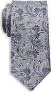 Oak Hill Premium by DXL Big & Tall Paisley Vines Tie