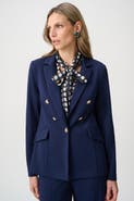 Joseph Ribkoff Scuba Crepe Fitted Blazer