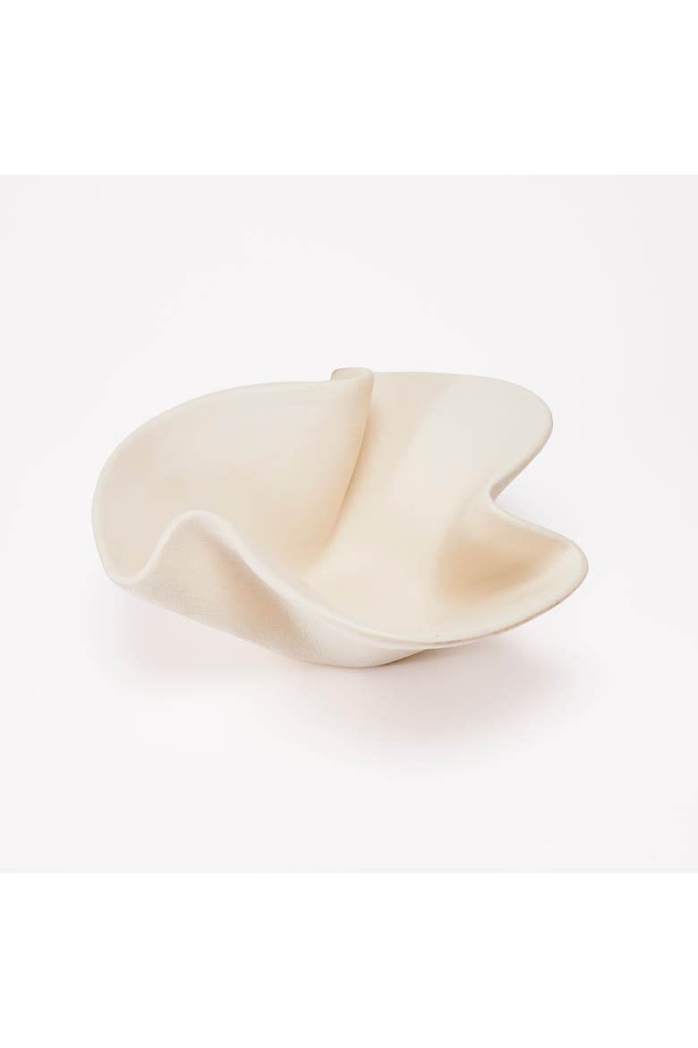 Esme Bowl, Alternate, color, Raw Blanc