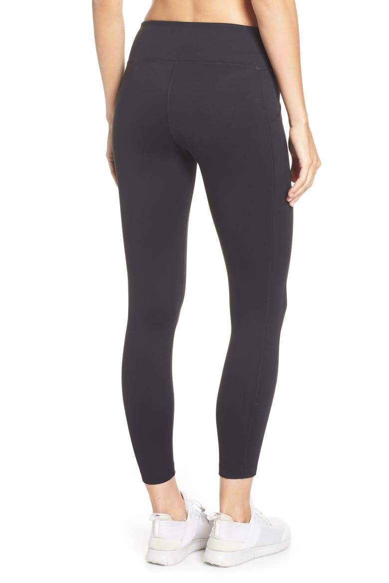 Live In Pocket 7/8 Leggings, Alternate, color, BLACK
