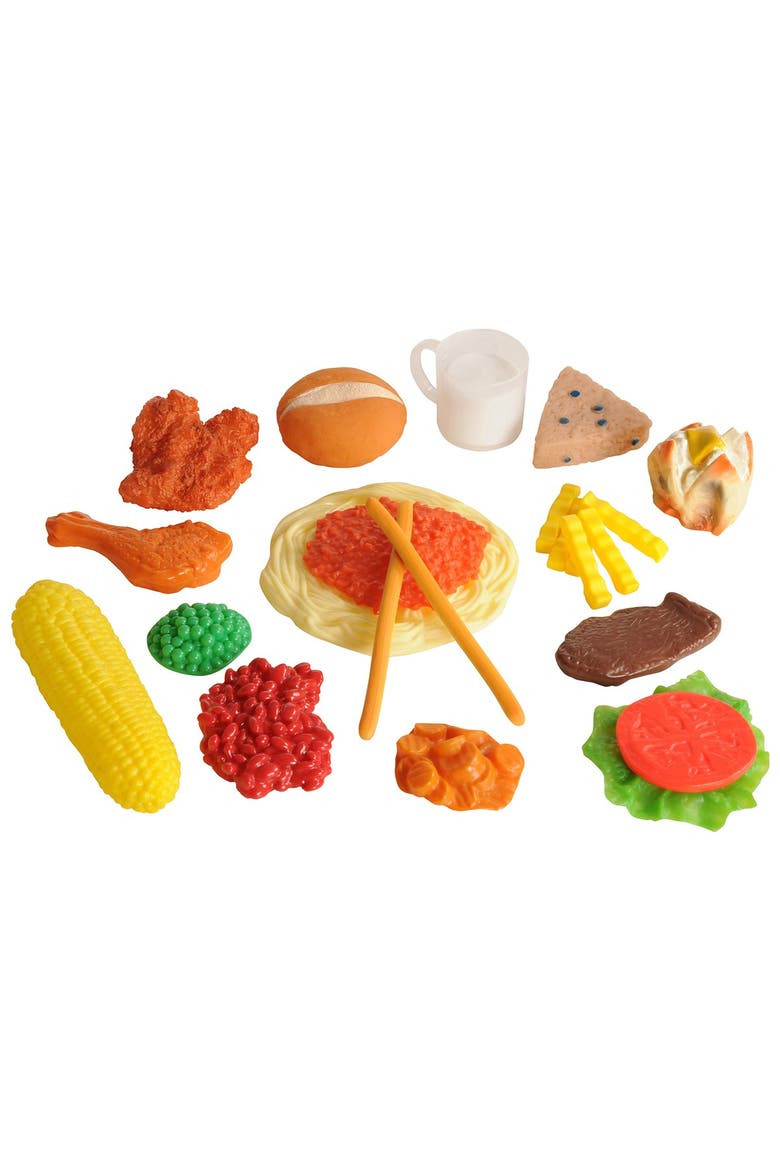 Life-Size Pretend Play Breakfast, Lunch and Dinner Meal Sets, Alternate, color, Multicolored