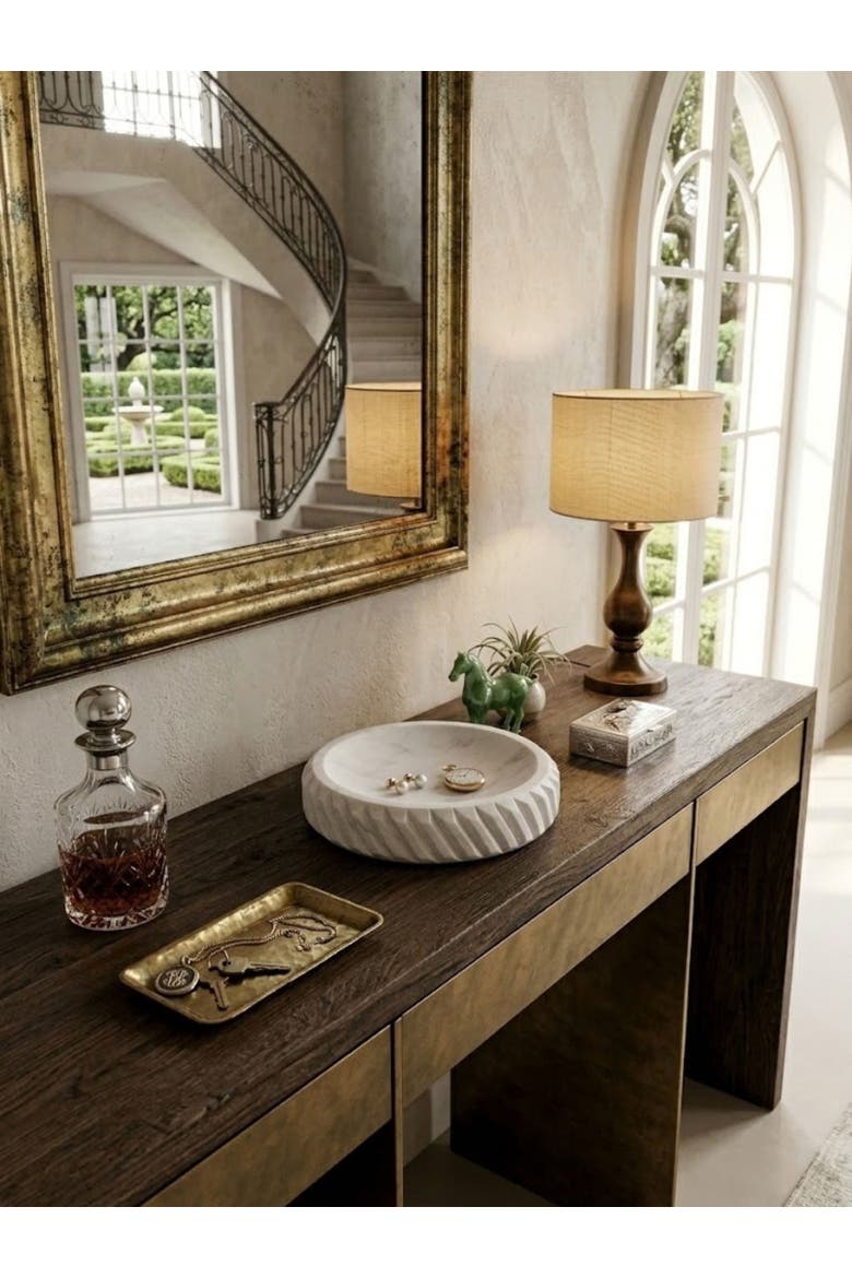Charlotte Marble Bowl, Alternate, color, Ivory