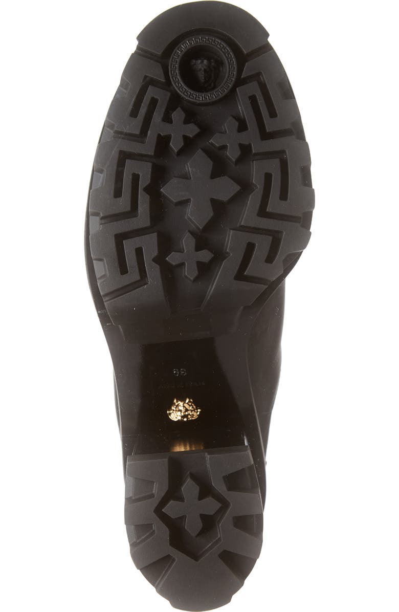 Versace Greca Labyrinth Platform Chelsea Boot, Alternate, color,