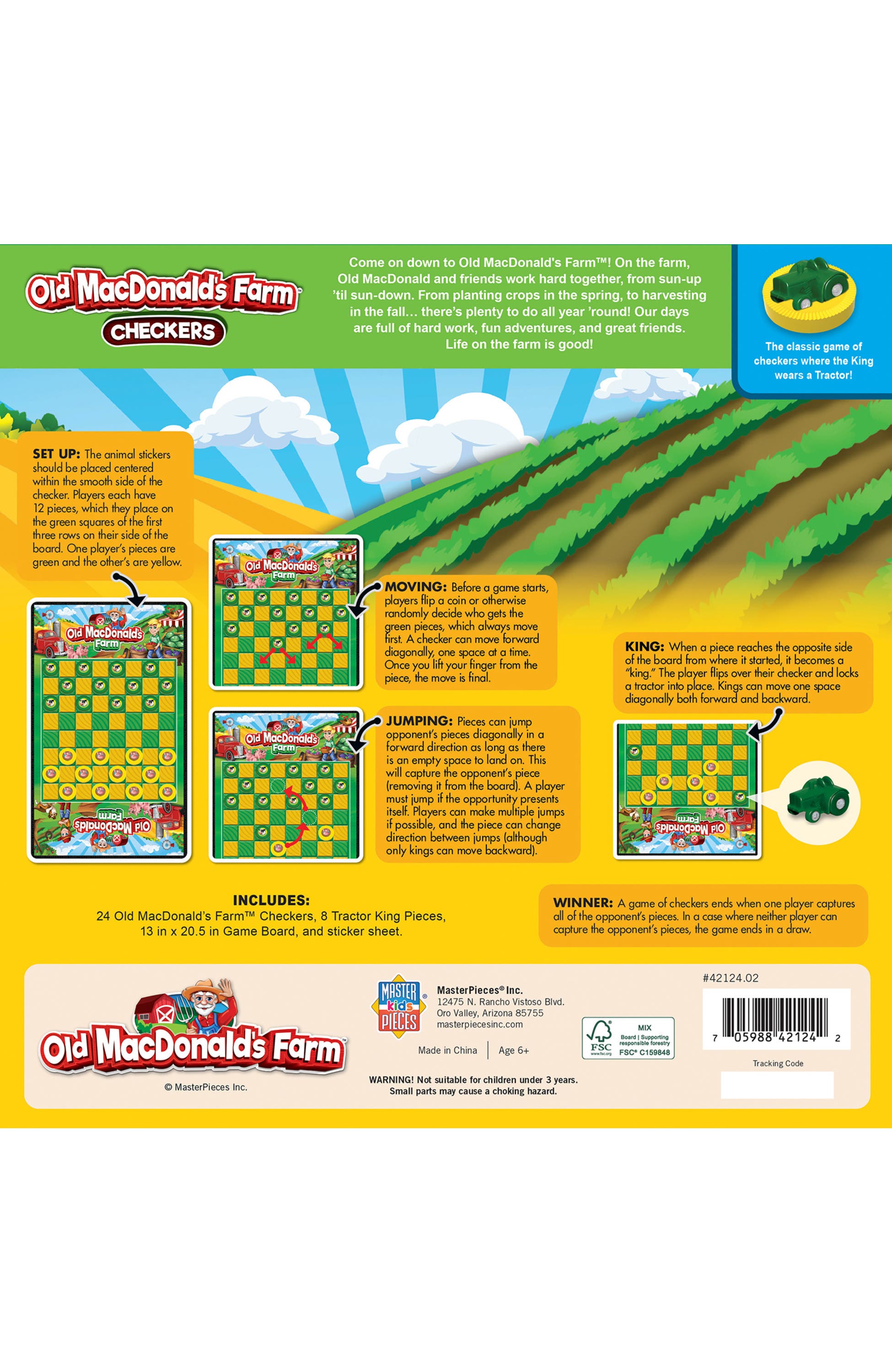 チェッカーズ CHECKERS LASTTOUR FAINAL パンフレット Old MacDonald's Farm Checkers Board Game | Nordstrom