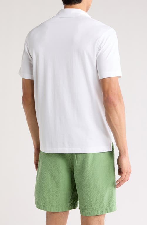 14th & Union Cotton & Modal Polo In White