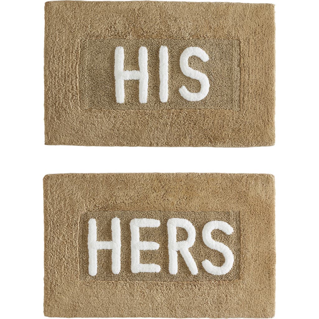 Shop Jean Pierre New York His & Hers 2-piece Bath Mat Set