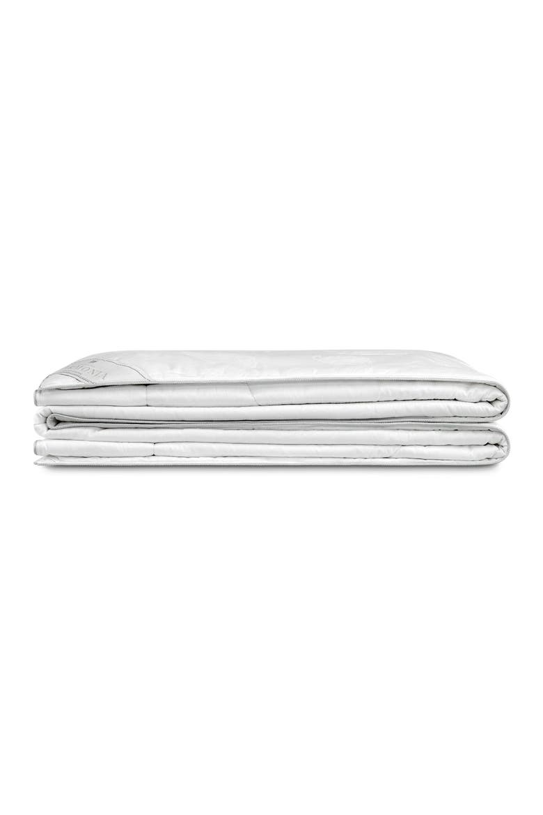 Harmonia kapok silk comforter, Alternate, color, White