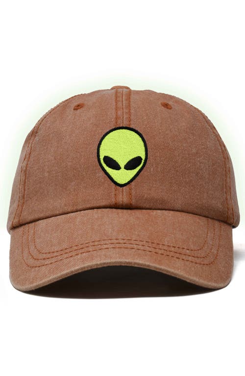 Dalix Alien Dad Cap In Washed Orange