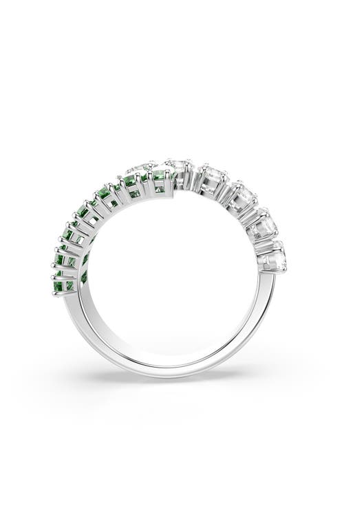 Swarovski Matrix Bypass Ring In Multi