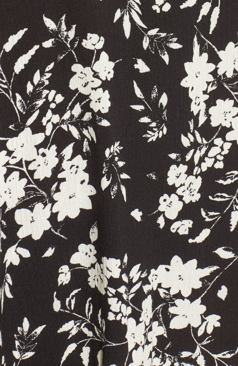 Mimi Chica Print Lattice Back Dress, Alternate, color, 