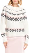 Karen Kane Fair Isle Jacquard Sweater
