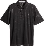 Swannies Brock Doodle Print Piqué Golf Polo