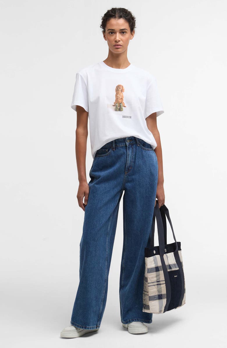 Barbour Bedale Graphic T-Shirt, Alternate, color, White