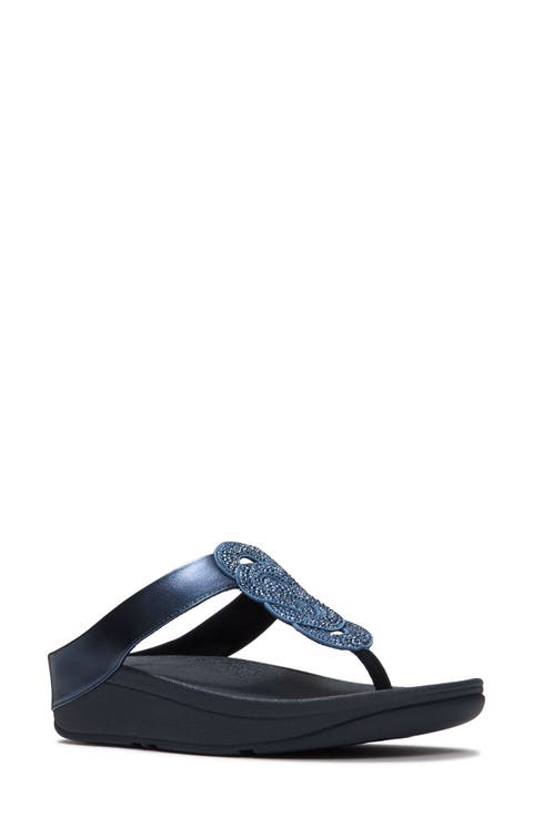 Fino Crystal Twist T-Strap Sandal (Women)