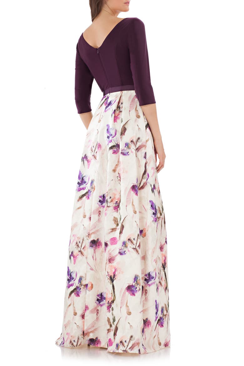 Ballgown, Alternate, color, PLUM MULTI