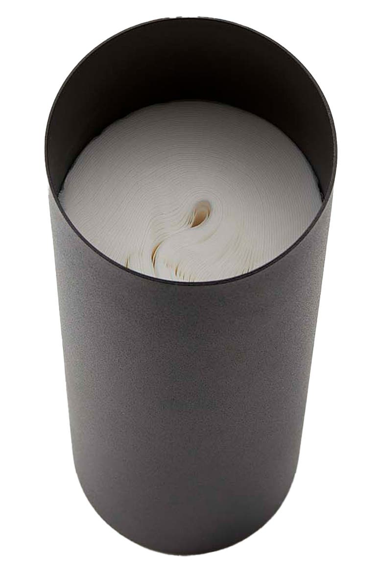 Small Round Tissue Case, Alternate, color, WALNUT