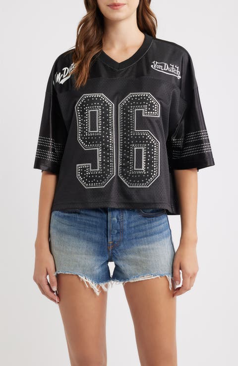 Cropped Football Jersey