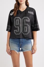 Von Dutch Cropped Football Jersey