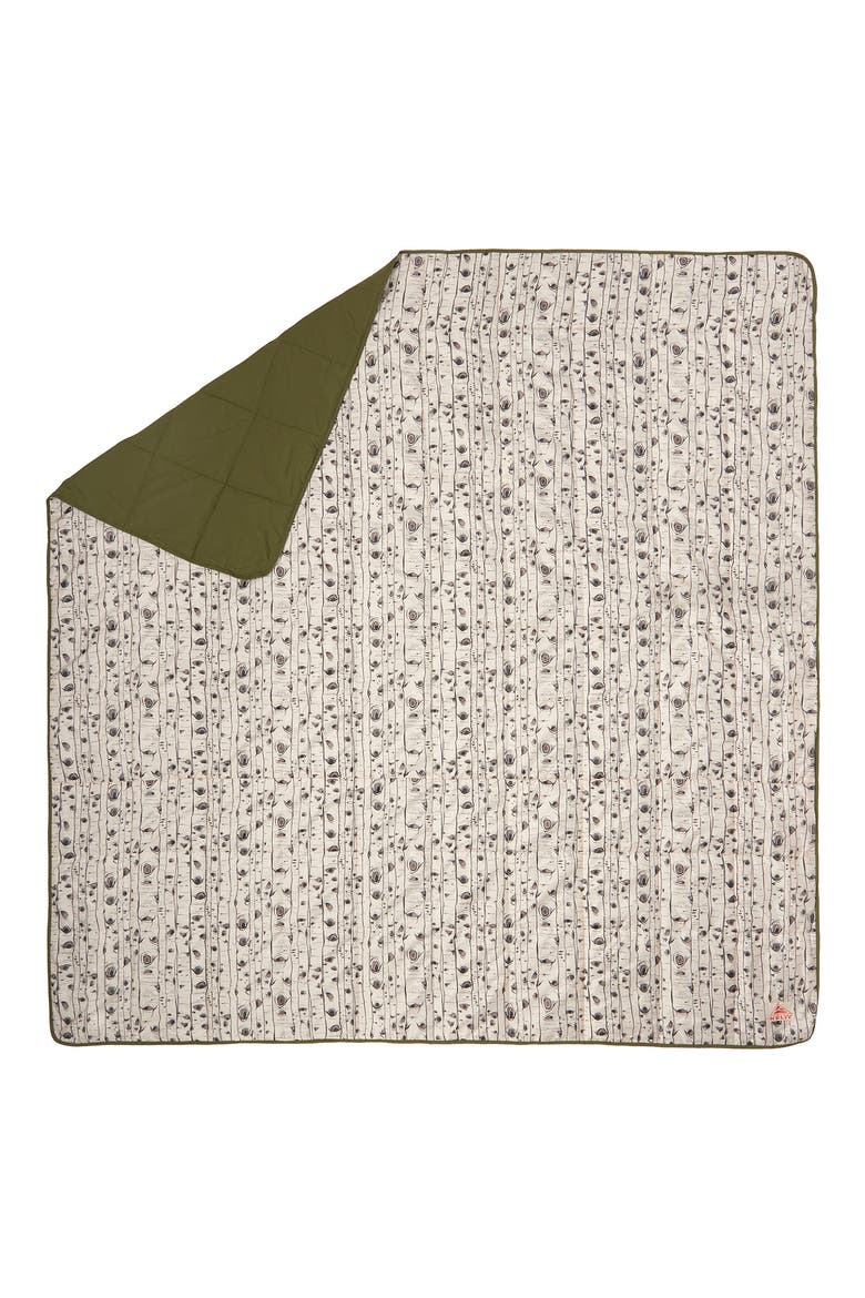 Biggie Blanket, Alternate, color, WINTER MOSS/ ASPEN EYES