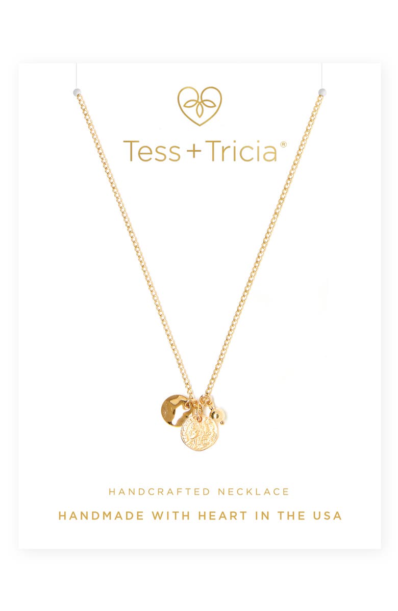 Tess + Tricia Trio Charm Necklace, Alternate, color,