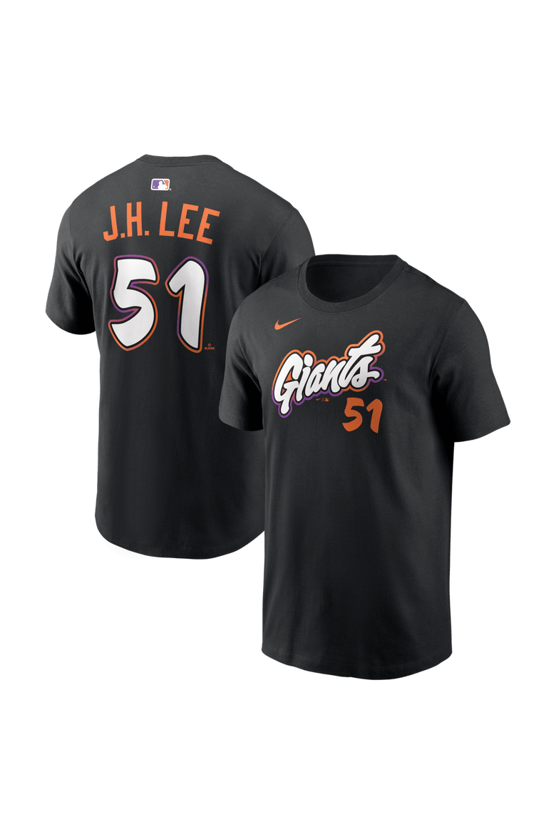 Men's Nike Jung Hoo Lee Black San Francisco Giants City Connect Name & Number T-Shirt, Alternate, color, Black
