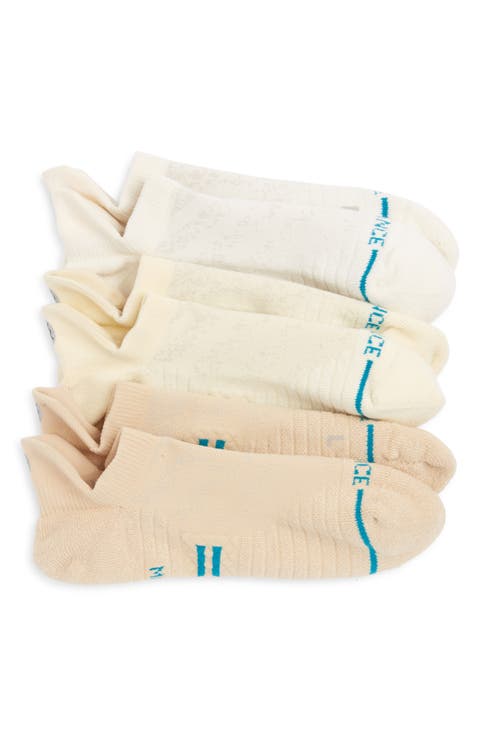 3-Pack Assorted Athletic Tab Back Socks