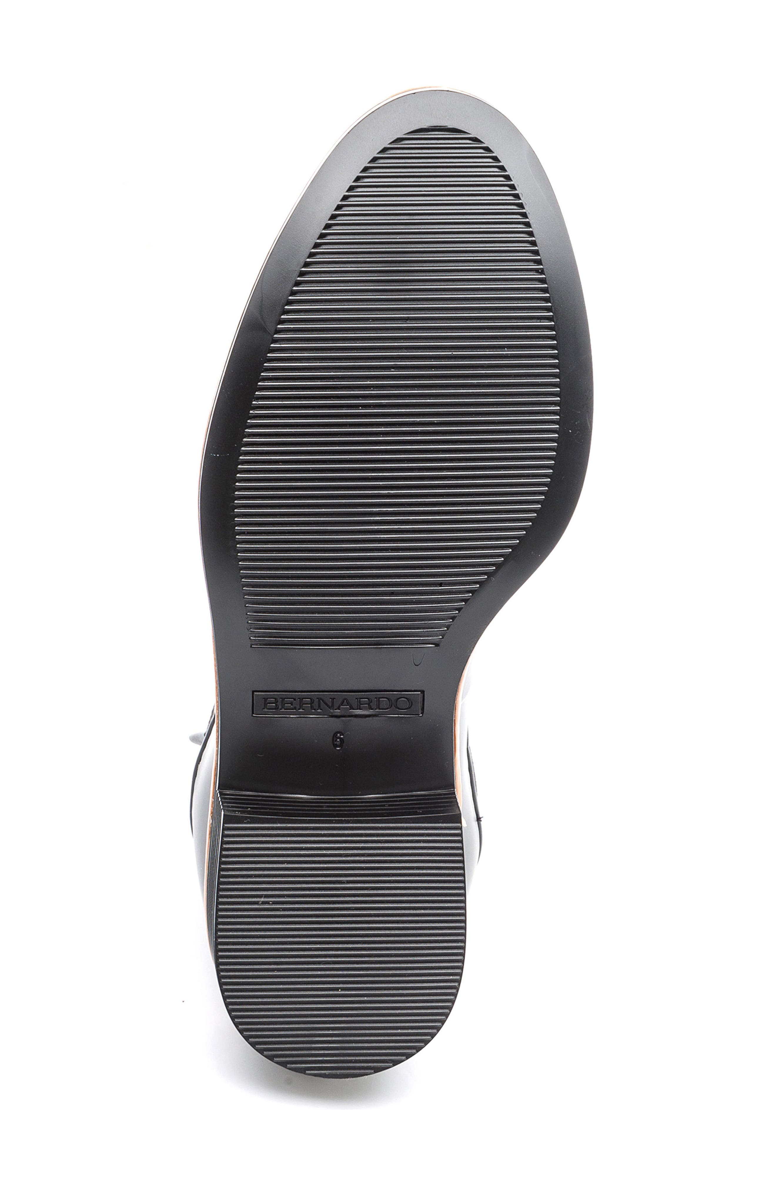 Bernardo Paxton Waterproof Rain Boot, Alternate, color, BLACK