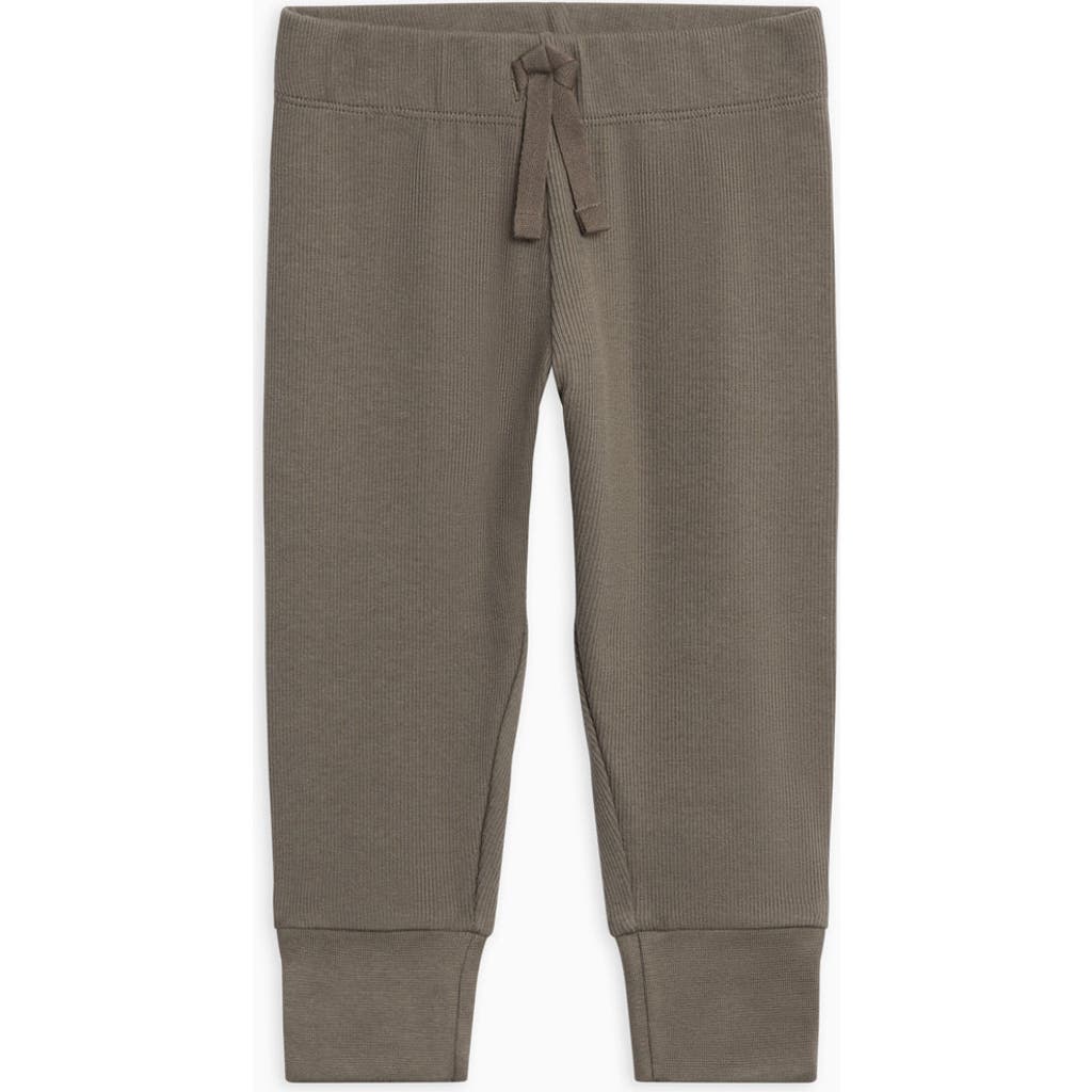 Kendi Charlie Ribbed Joggers In Green