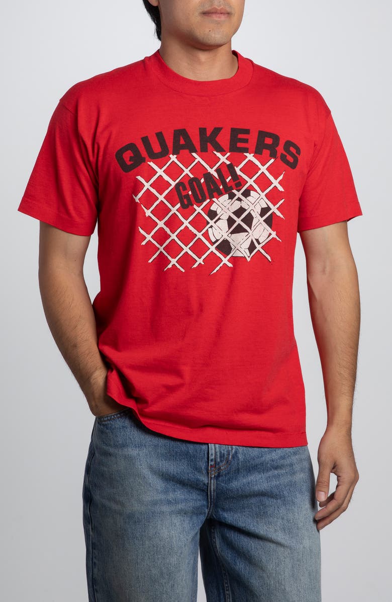 Elwood Vintage Quakers Goal Tee, Main, color,