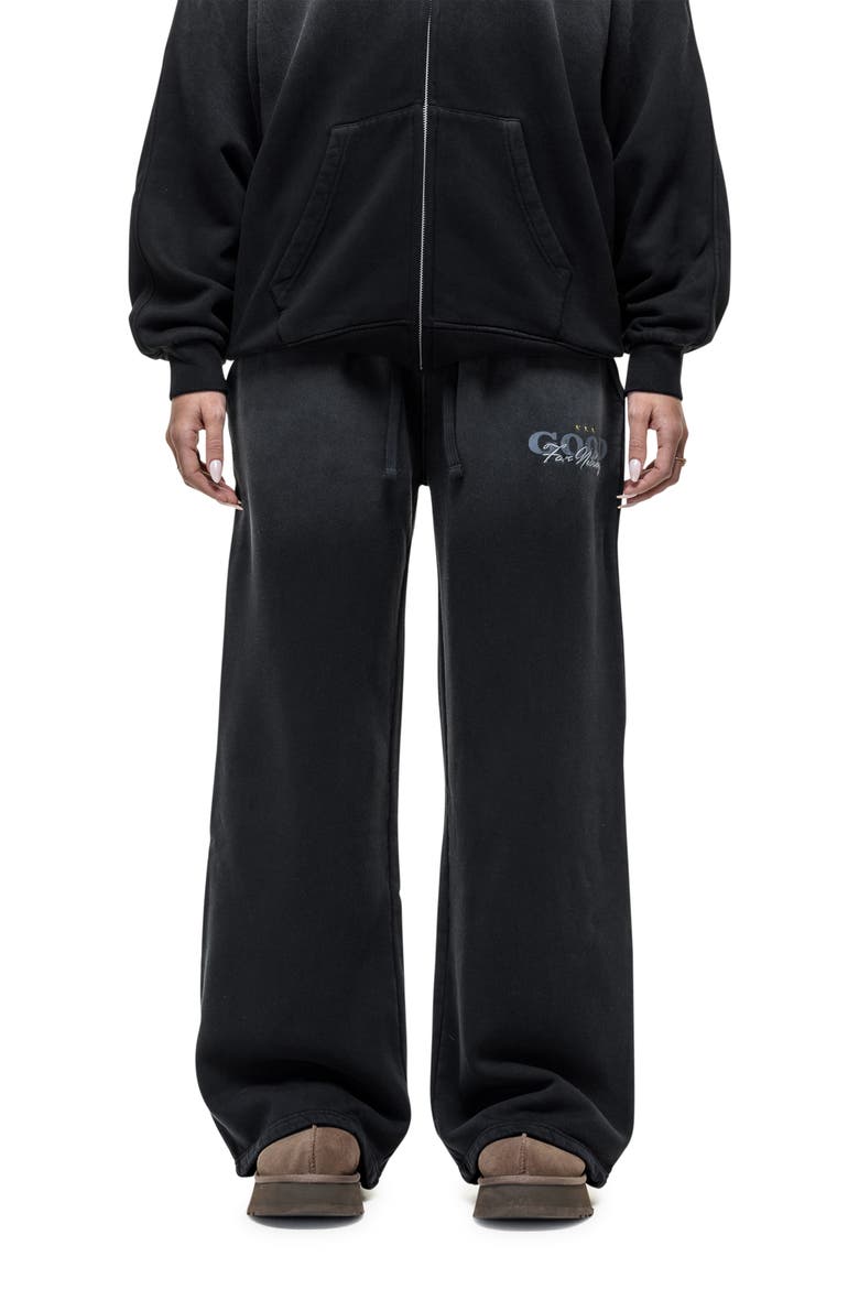 Alaska Black Relaxed Joggers, Main, color, Black