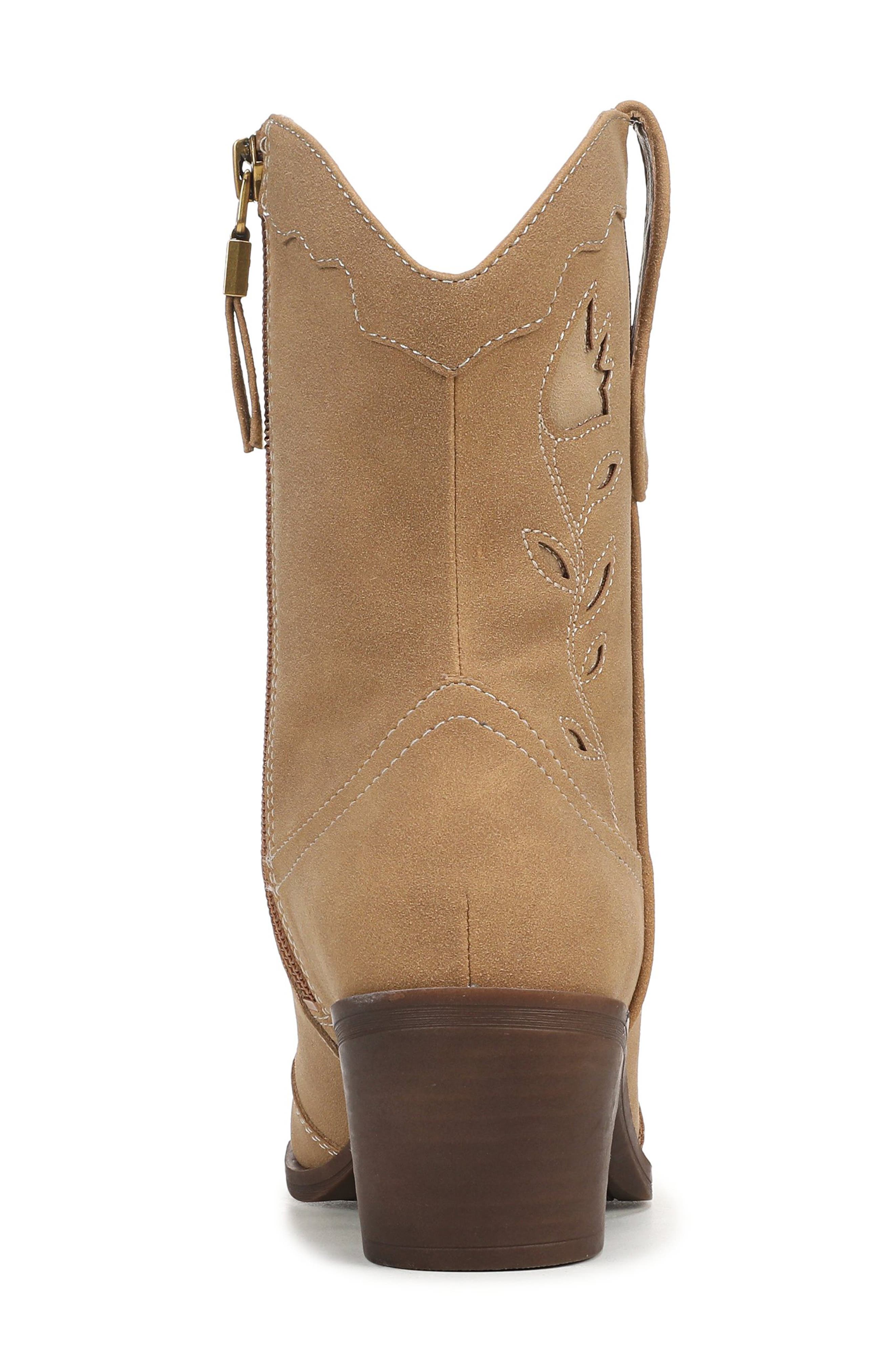 Flash Western Faux Leather Bootie, Alternate, color, ACORN