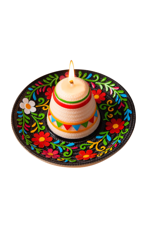 Fiesta Sombrero Candle