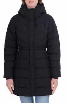 Stretch 3/4 Anorak Puffer Jacket
