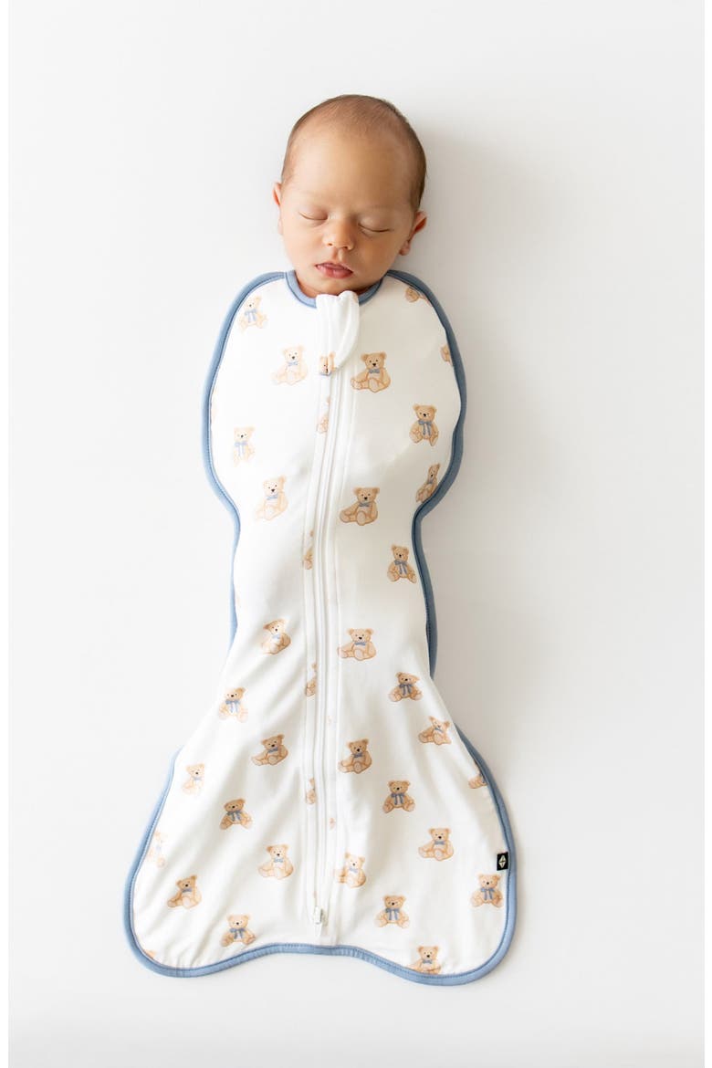 Teddy Bear 0.5 TOG Swaddle Bag, Alternate, color, TEDDY BEAR