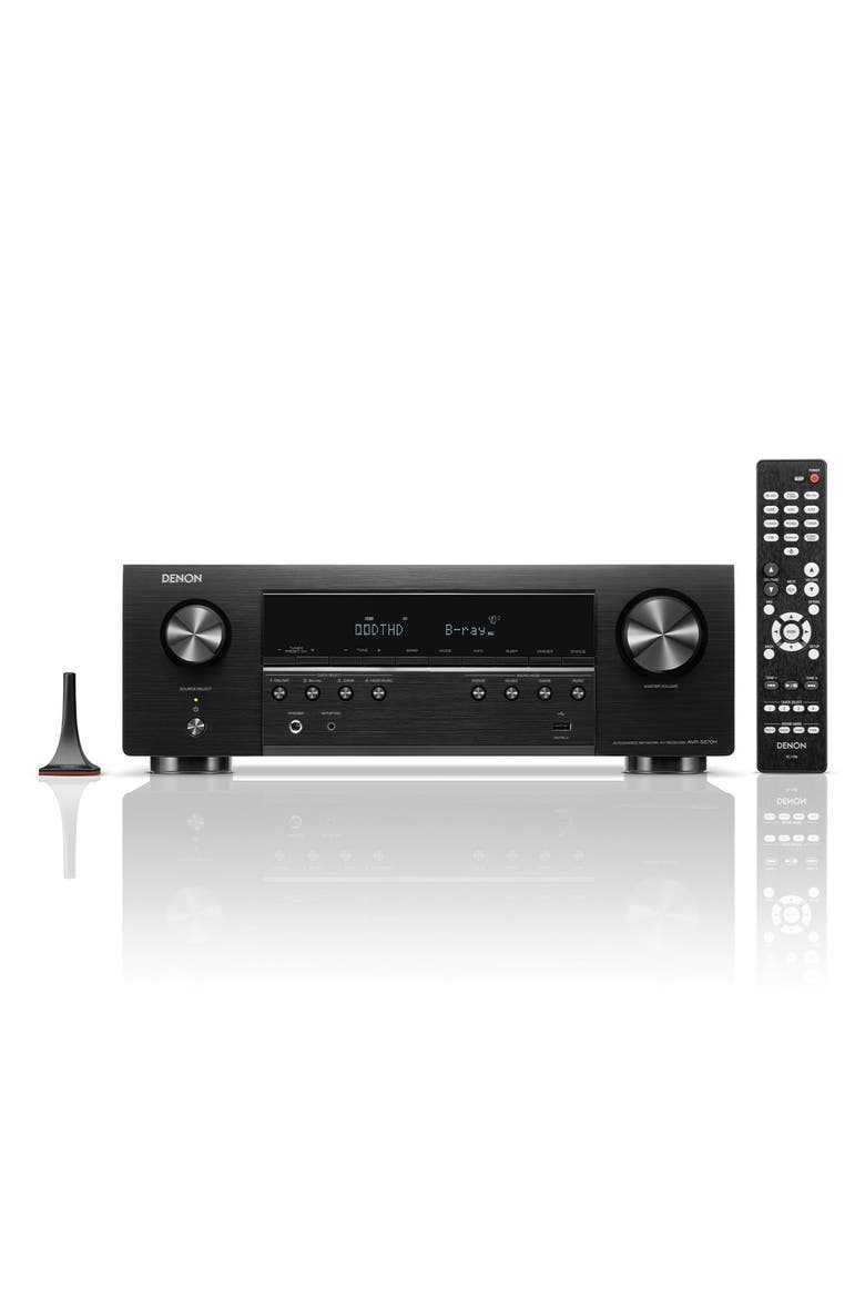 AVR-S670H 5.2 Channel 8K Home Theater Receiver with Dolby TrueHD Audio, HDR10+, and HEOS Built-In, Main, color, Black