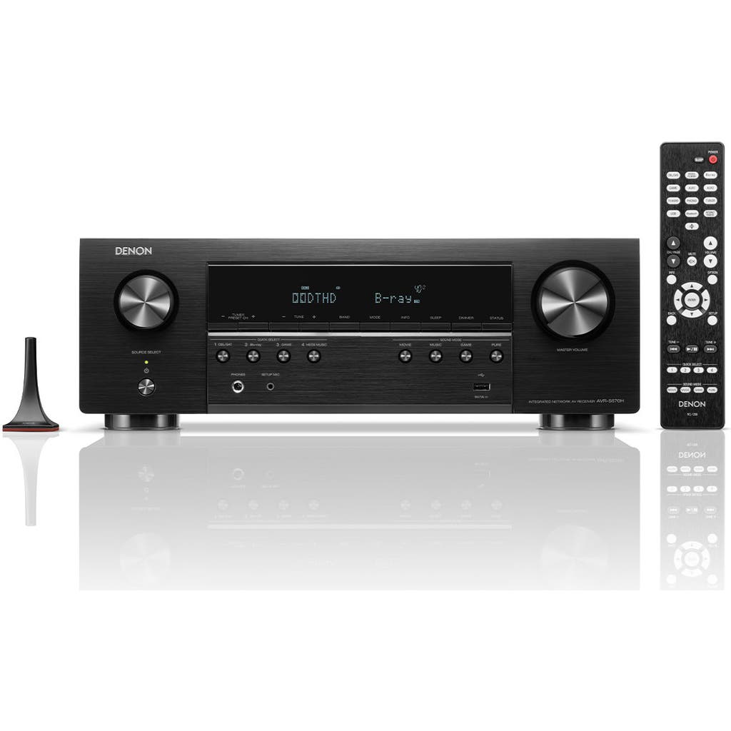 Denon AVR-S670H 5.2 Channel 8K Home Theater Receiver with Dolby TrueHD Audio, HDR10+, and HEOS Built-In in Black at Nordstrom