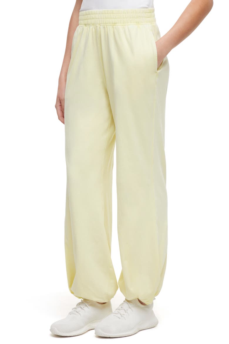 Aleyna Knit Sweatpants, Alternate, color, WAX YELLOW