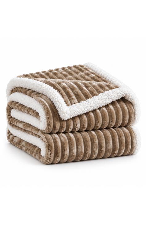 Plush Fleece Throw Blanket